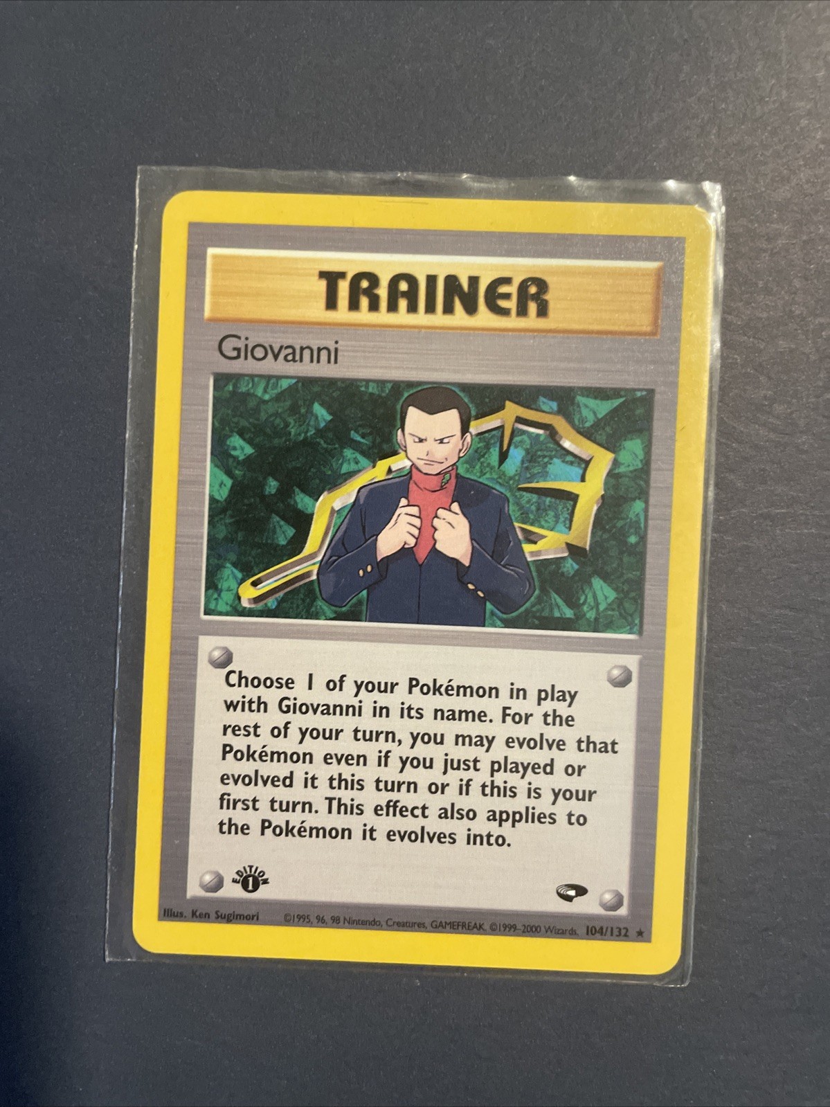 1st Edition Giovanni Rare 104/132 - Gym Challenge - Near Mint