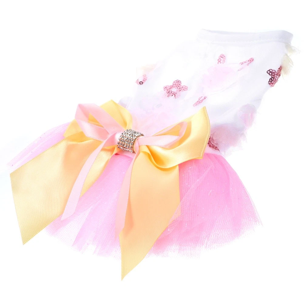 VETEMENTS Vestito cane decorativo da interno cucciolo estivo tutù gonna cane costume cucciolo vestiti
