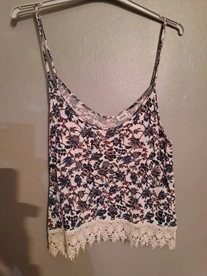 Débardeur femme tons bleu et blanc - Marque Pimkie - Taille 40 - Parfait état. - Photo 1/4