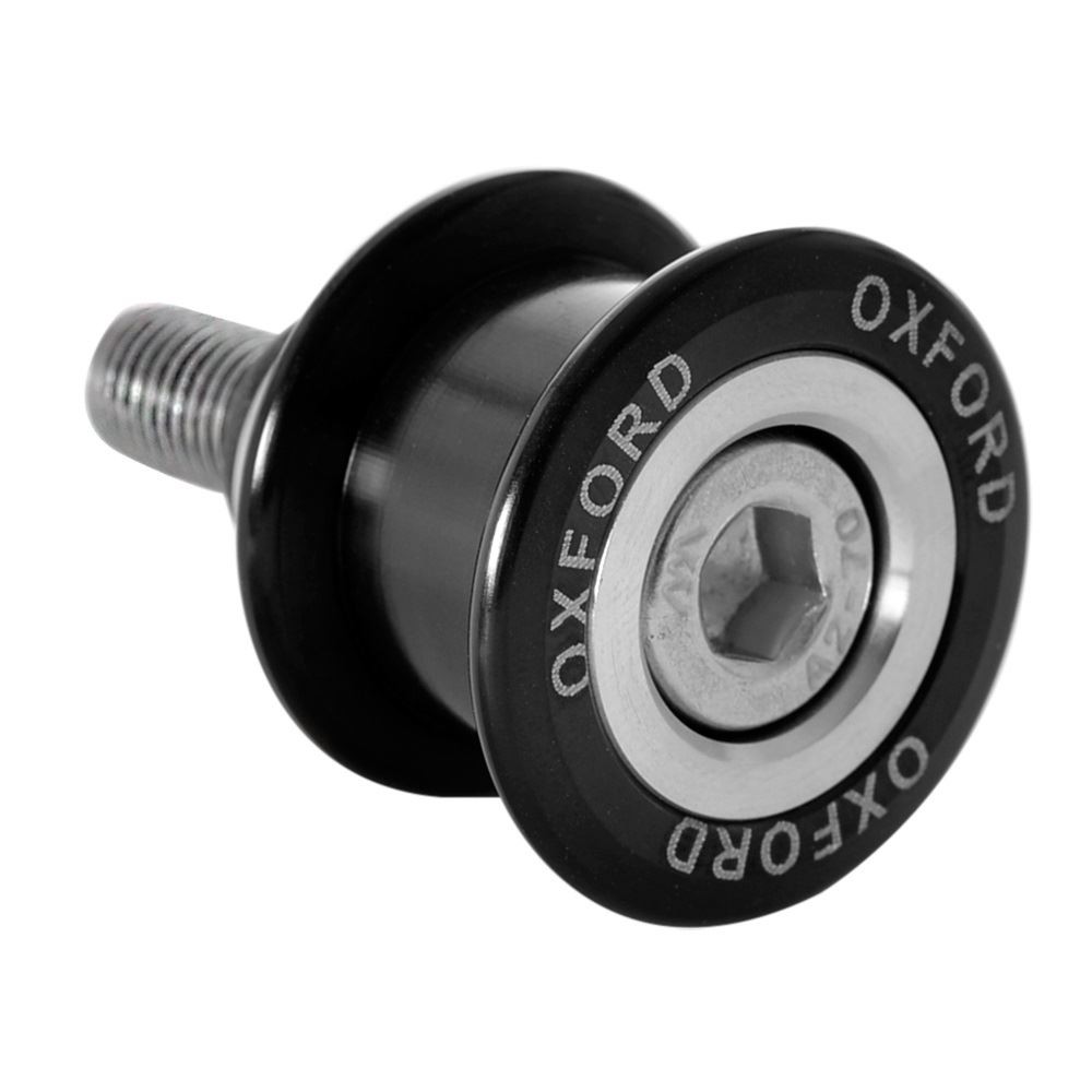 Oxford Spinners Premium Rotating Motorcycle Frame Bobbins M8 Thread Black