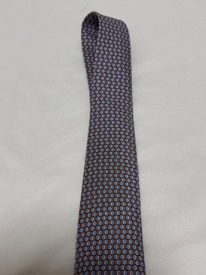 Excellent Condition HERMES  circular pattern tie - image 7