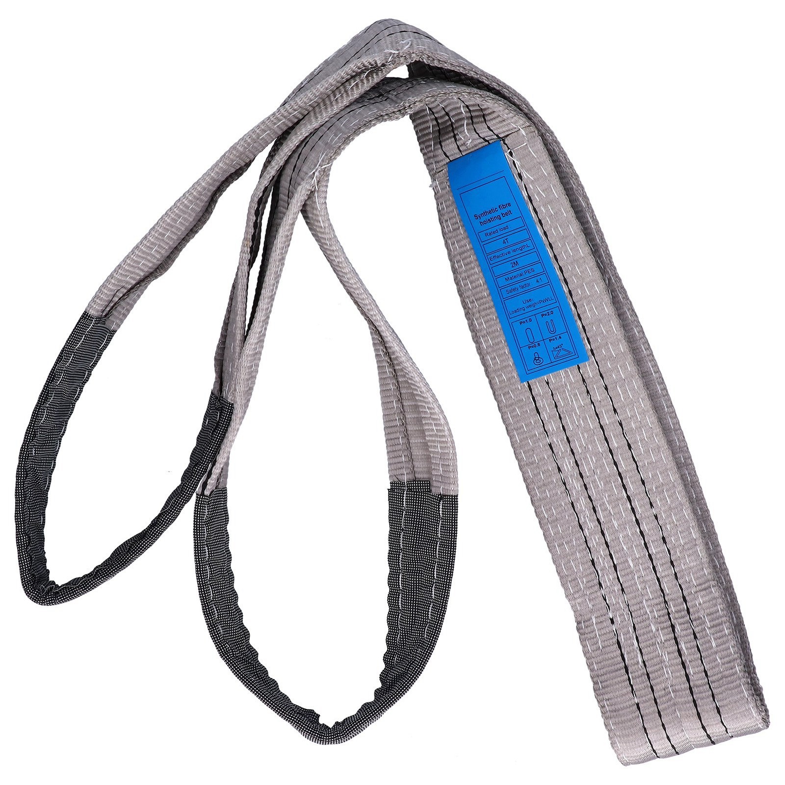 Lifting Sling Hoist Webbing 4T Flat Thickened PES Strap High Strength For Tra UK