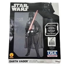 Star Wars Darth Vader Kids Costume Small 4-6 Rubies Child Boy Girl Halloween