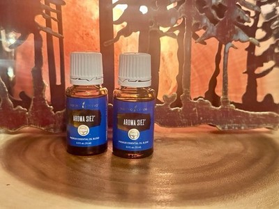 (2) Young Living Essential Oils Aroma Siez 15 ml each new/sealed