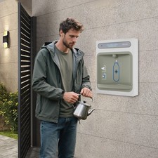 Wandbefestigte Instant Water Spender Flaschenf&uuml;llstation Induktionswasserspender
