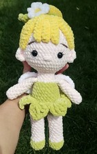 Fairy Girl Handmade Crochet Plush Amigurumi Plushie Magical Stuffed Toy