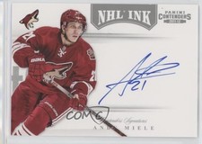 2011-12 Panini Playoff Contenders NHL Ink Andy Miele #51 Auto 2d8