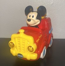VTech Go Go Smart Wheels Disney Mickey Mouse Fire Truck Vehicle Toy Lights Sound