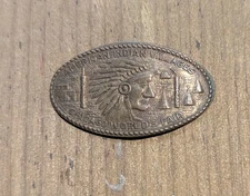 1933 Chicago World’s Fair American Indian Villages Elongated Penny 