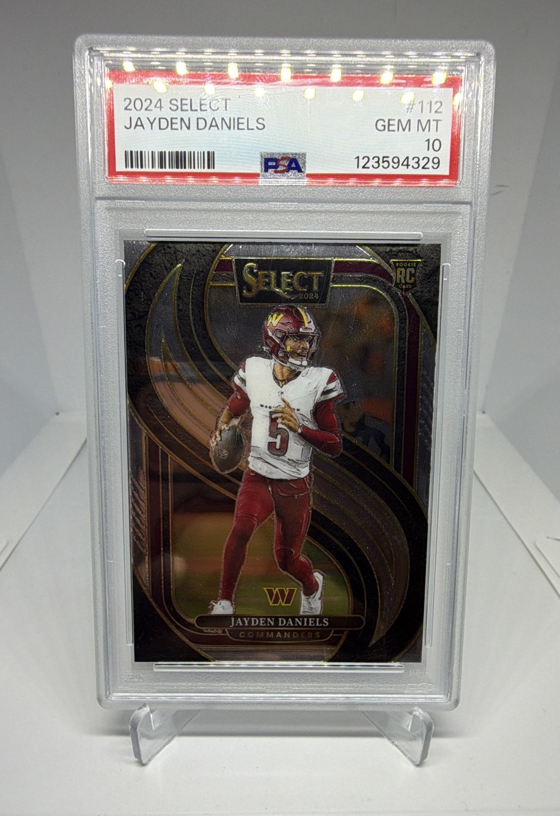 Jayden Daniels Panini Select #112 Base
