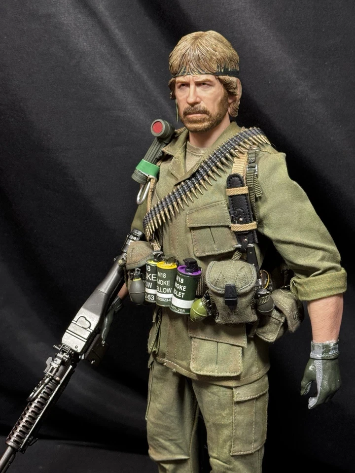 1/6 US ARMY SPECIAL FORCES VIETNAM JUNGLE OPS M-60 CHUCK BANDIT JOE'S CUSTOM - Image 4 of 4