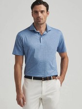 PETER MILLAR Crown Crafted Excursionist Flex Performance Polo Shirt Blue XL 160