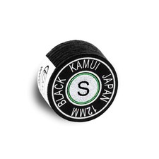 KAMUI Black Laminated Pool Billiard CUE TIP - 1 pc Soft, 12 mm 