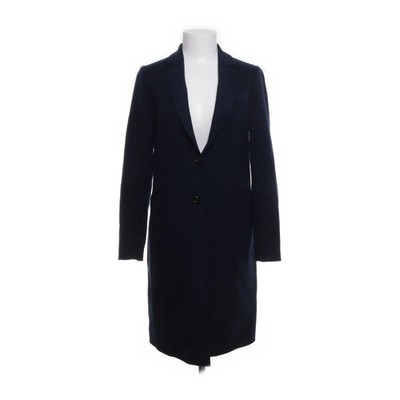 Massimo Dutti, Mantel, Damen, Größe: 36, Blau, Polyester/Viskose/Wolle #Wcn