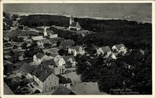 Ak Mrzeżyno Ostseebad Deep Pommern, Fliegeraufnahme - 11487634