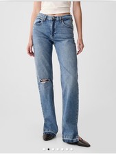 NWT GAP Mid Rise '90s Loose Jeans Women s 33 / 16 Tall 33T 16T 570868