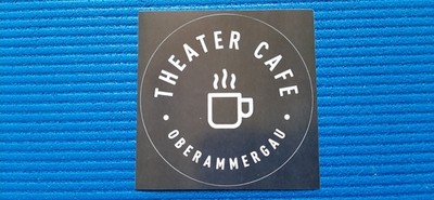 Theater Cafe in Oberammergau    -Aufkleber-