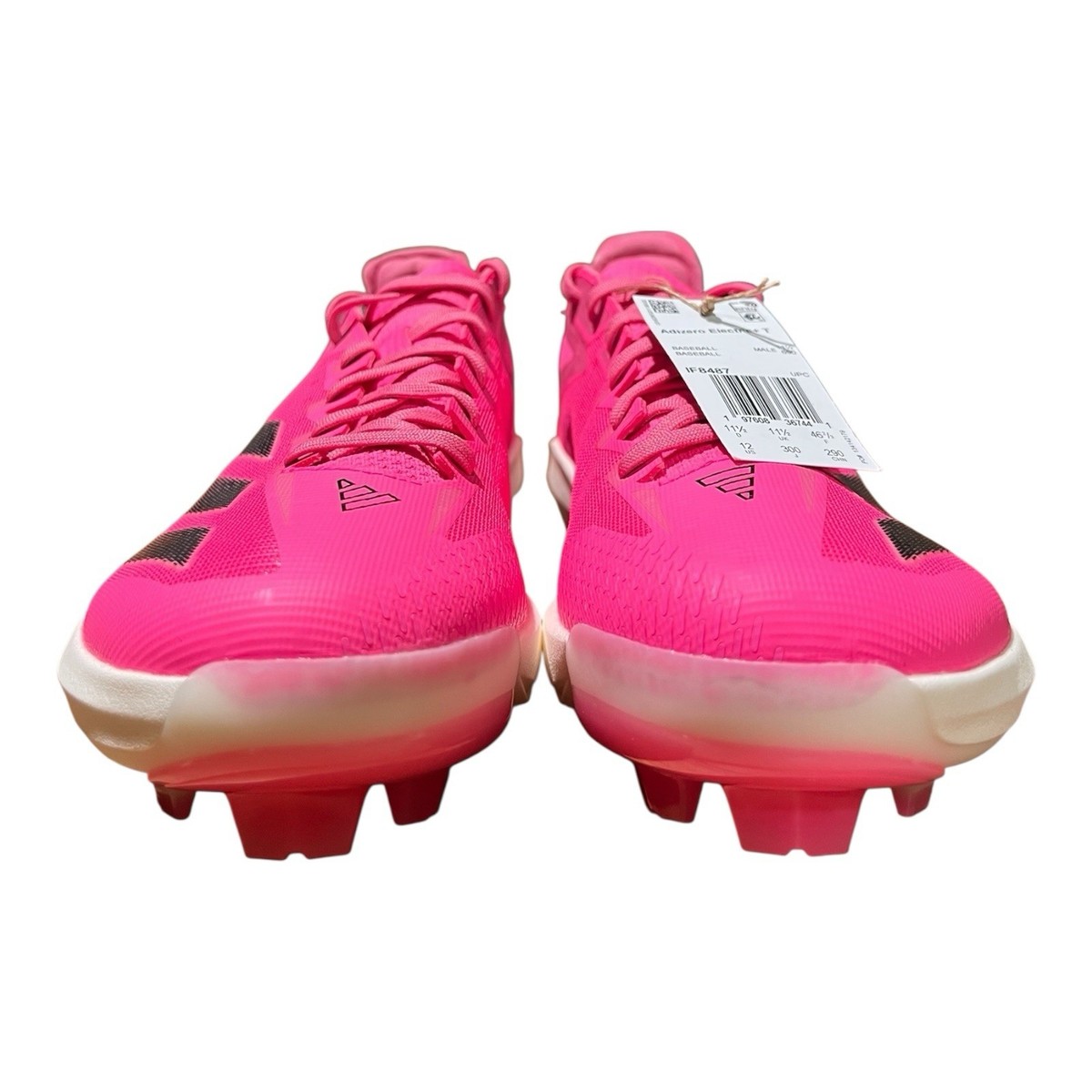 Size 12 Mens- Adidas Adizero Electric+ Pink Baseball Cleats 