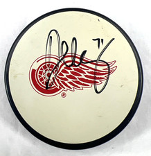 Detroit Red Wings NHL Hockey Dan Cleary Autographed Puck Signed No COA