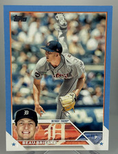 ⚾ 2023 Topps Series 1 Beau Brieske #184 Father’s Day Blue /50 Tigers