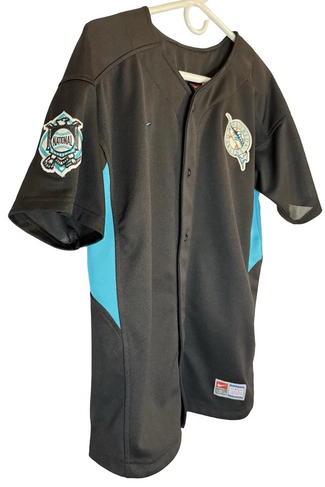 Nike #24 Miguel Cabrera MLB Florida Marlins All-Star Game Jersey Black Youth XL - Image 3 of 4