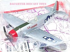 Vintage Segunda Guerra Mundial P-47 Thunderbolt - Avión de metal fundido a presión - ¡NUEVO/Prístino estado!