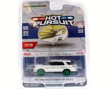 GREEN MACHINE 2017 Ford Police Interceptor Utility, White - Greenlight 43000C