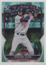 2023 Bowman Sapphire Edition Chrome Prospects Aqua 26/55 Edouard Julien qf8