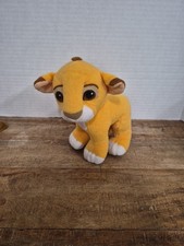 Vintage 1993 Mattel Disney Simba Plush Lion King Authentic Stuffed Animal