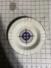 Ashtray Ann Arbor Railroad Detroit Toledo Ironton Sabina Line Michigan Ohio B539