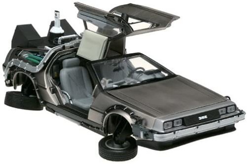 Коробка Gebrochen Modell Auto Delorean DMC Zurück Al Futuro Часть 2 1/18 Солнечная звезда