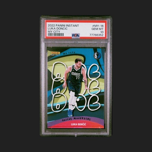 2022 Panini Instant Luka Doncic My City #MY-16 PSA 10 GEM MT Dallas Mavs