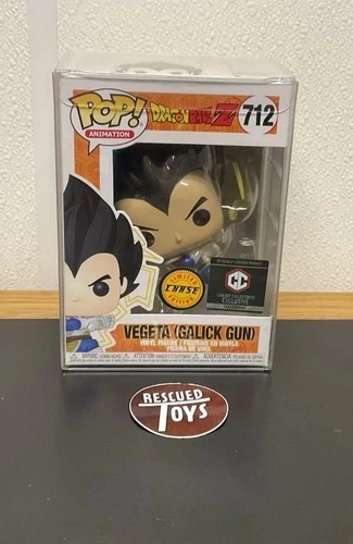 Funko Pop Dragon Ball Z Vegeta Galick Gun Chase Chalice 712 W/ Protector