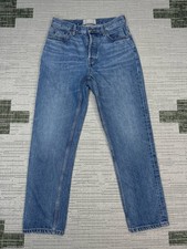 Everlane The 90s Cheeky Ankle Jeans Womens 25 Blue Denim Cotton Mid Rise 26x26