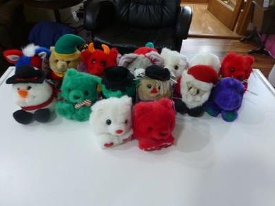 Lot 15 Vintage Swibco Puffkins w/Tags -Danny, Flurry, Hugs, Kisses, Patriot, Red