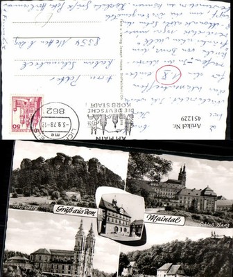 451229,Maintal Schloss Banz Vierzehnheiligen Kirche Staffelberg Mehrbildkarte