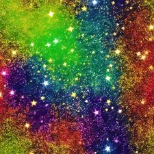 Rainbow Glitter 44 - 18"x46" Hydrographic Film Hydro Dipping