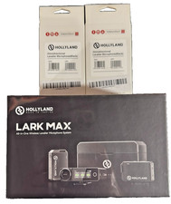 Hollyland LARK MAX Duo 2-Person Wireless Microphone System MIC Black
