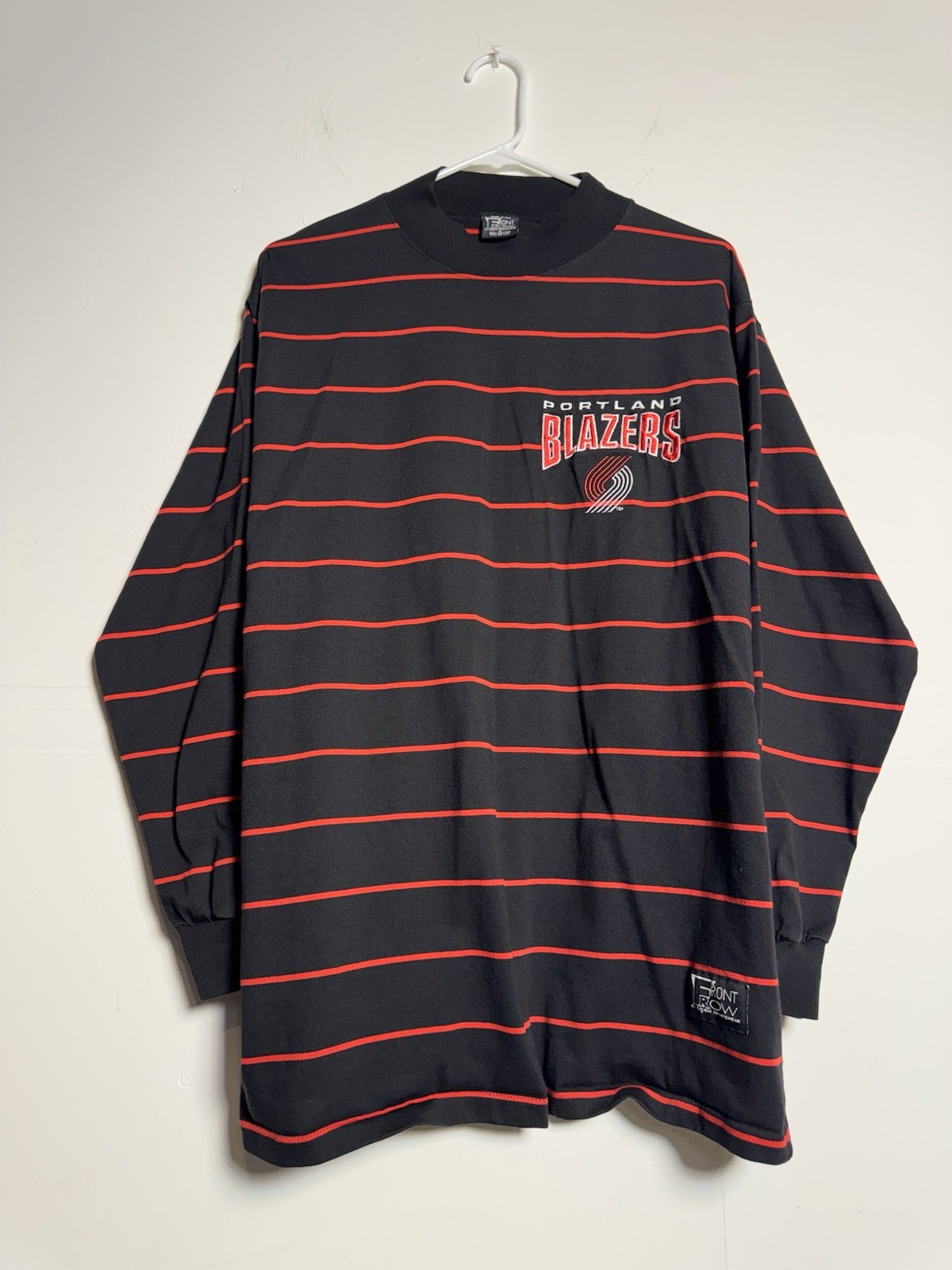 Blazer vintage Portland Trail prima fila di Salem abbigliamento sportivo girocollo taglia M