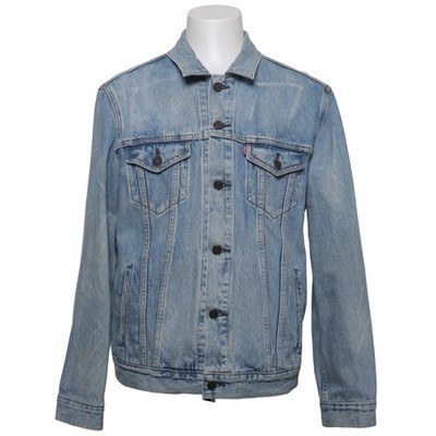 Levi Strauss & Co, Jeansjacke, Herren, Größe: L, Blau, Einfarbig, Denim #arw