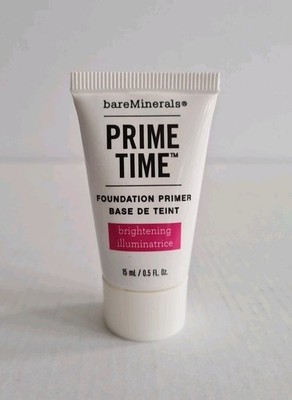 bareMinerals Prime Time BRIGHTENING Foundation Primer 15ml Neu KOSTENLOSER SCHNELLER VERSAND