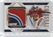 2018 Panini National Treasures Team Logo 3/4 Jurrell Casey #PB-8 15wb