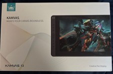 New Huion KAMVAS 13 Graphics Drawing Tablet With Stand Display 13.3 Inch