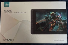 New Huion KAMVAS 13 Graphics Drawing Tablet With Stand Display 13.3 Inch