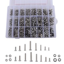 #4-40#6-32#8-32#10-24 Nuts And Bolts Machine Scre Assortment Kit With Box 900PCS