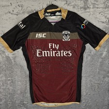 Warrington Wolves 2017 Match Issue Away Rugby League Shirt #5 ISC M Medium