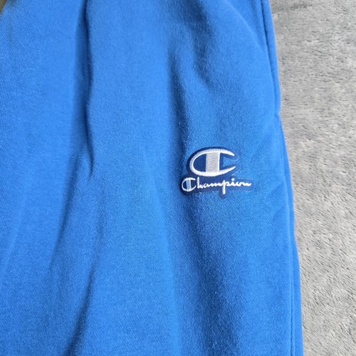 Champion Color Block Reverse Weave Jogginghose Sweatpant Herren M blau grün 30" Schrittlänge - Bild 3 von 17