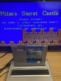 Milon's Secret Nintendo Entertainment System NES 1988 Tested & Authentic Ex Cond