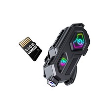 Motorcycle 1080P HD Camera Recorder Motorbike Helmet Headset 64GB CardgM