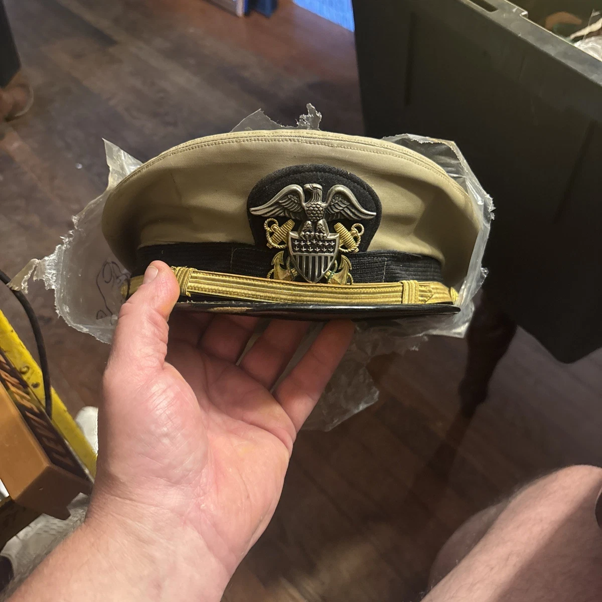 Vintage Navy Hat In Ww Ii Us Collectible Hats & Helmets for sale